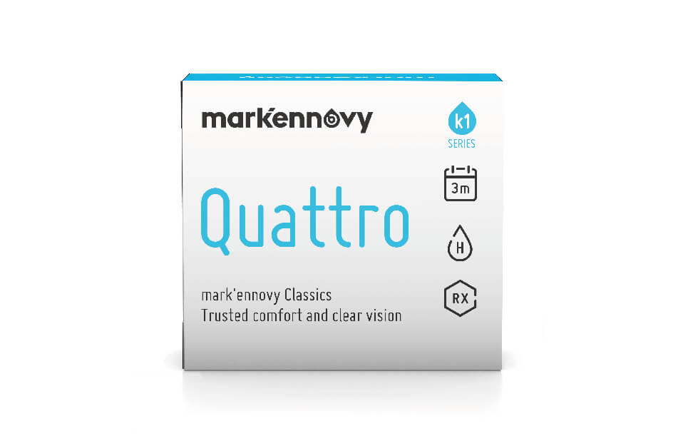 Mark'ennovy Quattro 3-monthly contact lenses